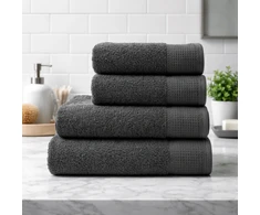 RIPOSO rankšluostis DOBBY Anthracite 50x90 cm