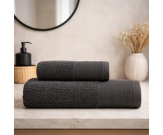 RIPOSO rankšluostis Jacquard Antrachite 50x100 cm