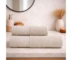 RIPOSO rankšluostis Jacquard Mink 70x140 cm