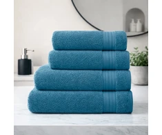 RIPOSO rankšluostis Jacquard Petrol 70x140 cm