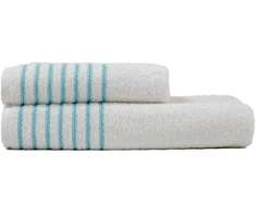 RIPOSO rankšluostis Kreminis turquoise 70x140 cm