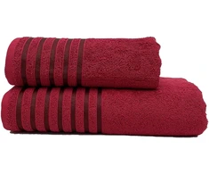 RIPOSO rankšluostis Stripe red 50x100 cm