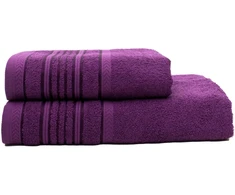 RIPOSO rankšluostis Stripe Violetinė 50x90 cm