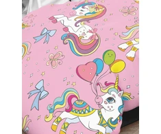 Riposo RENFORCE Digital medvilnės vaikiškas patalynės komplektas CARNIVAL UNICORNS
