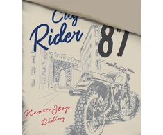 Riposo RENFORCE Digital medvilnės vaikiškas patalynės komplektas NEVER STOP RIDING