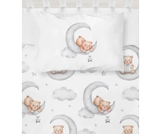Riposo RENFORCE Digital medvilnės vaikiškas patalynės komplektas GOODNIGHT BEAR