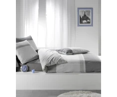 Riposo RENFORCE medvilnės patalynės komplektas SPENCER GRI 200x200 cm