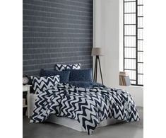Riposo Renforce medvilnės patalynės komplektas Waves Mėlyna 200x200 cm