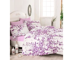Riposo RENFORCE medvilnės patalynės komplektas TIME Rožinis LILA 200x220 cm