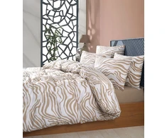 Riposo RENFORCE medvilnės patalynės komplektas ALBERT BEIGE 200x200 cm