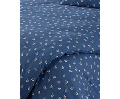 Riposo RENFORCE medvilnės patalynės komplektas GINA NAVY 200x220 cm
