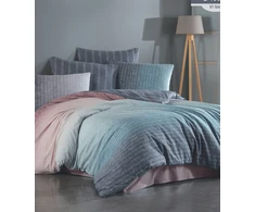 Riposo RENFORCE medvilnės patalynės komplektas BREEZE GRI 200x220 cm