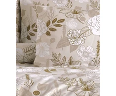 Riposo RENFORCE medvilnės patalynės komplektas RIGA BEIGE 200x220 cm