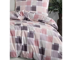 Riposo Renforce medvilnės patalynės komplektas Mare V3 Rožinė 200x220 cm