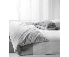 Riposo RENFORCE medvilnės patalynės komplektas SPENCER GRI 200x200 cm