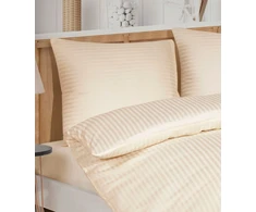 Riposo Satino užvalkalas pagalvei Stripe Champagne 40x60 cm