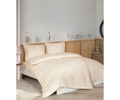 Riposo Satino užvalkalas pagalvei Stripe Champagne 40x60 cm
