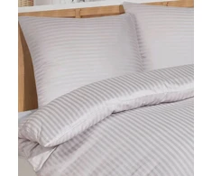 Riposo Satino užvalkalas pagalvei Stripe Pilkas 50x70 cm