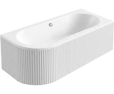 Akrilinė kampinė vonia Rea Orion Stripe Right 170cm