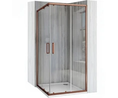 Dušo Kabina Rea City 90x90 Copper Be dušo padėklo