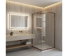 Dušo Kabina Rea City 90x90 Copper Be dušo padėklo