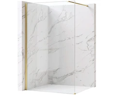 Dušo siena Rea Flexi Transparent / Gold 130