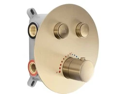 Dušo maišytuvas REA LUNGO MILER new BRUSHED GOLD Termostat