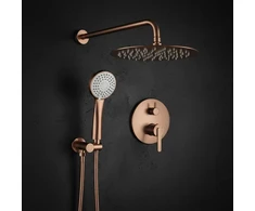 Įleidžiamas dušo komplektas Rea Ontario Copper + BOX