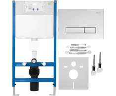 Įleistinis WC rėmas Rea K011A-Q HD Chrome