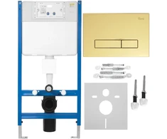 Įleistinis WC rėmas Rea K011A-Q HD Gold