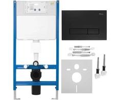 Įleistinis WC rėmas Rea K011A-Q HD Juodas