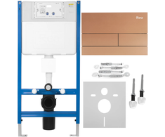 Įleistinis WC rėmas Rea K011A-Q T Copper/Rose Gold