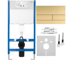 Įleistinis WC rėmas Rea K011A-Q T Gold