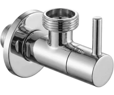 Kampinis vožtuvas 1/2" x 3/4" Chrome