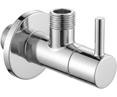 Kampinis vožtuvas 1/2" x 3/8" Chrome