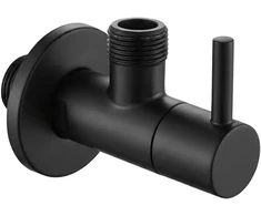 Kampinis vožtuvas 1/2" x 3/8" Juodas