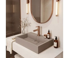 Konglomerato Praustuvas Rea Goya Taupe 50cm