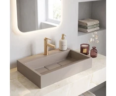 Konglomerato Praustuvas Rea Goya Taupe 60cm