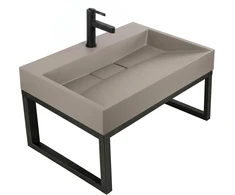 Konglomerato Praustuvas Rea Goya Taupe 70cm + Stovas