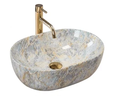 Kriauklė stalviršio Rea Amelia Ruststone 48