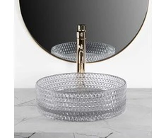 Kriauklė stalviršio Rea Cristal Light Pilkas