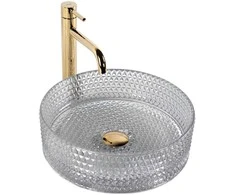 Kriauklė stalviršio Rea Cristal Light Pilkas