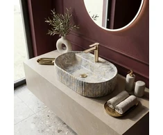 Kriauklė stalviršio Rea Marcela 60 Ruststone