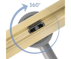 Linijinis nutekėjimas REA NEOX SLIM PRO, BRUSHED GOLD 100