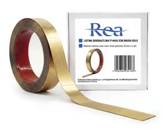 Lipni Dekoratyvinė Juostelė Rea P14454 2cm Gold