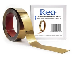 Lipni Dekoratyvinė Juostelė Rea P14454ca 3,8cm Gold