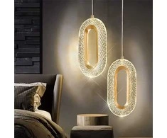 Toolight Krištolinis Pakabinamas Šviestuvas G113-1CP GOLD