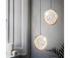 Lubinis šviestuvas Toolight Krištolinis Pakabinamas Šviestuvas LED G089-1CP Złota