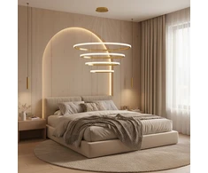 Lubinis šviestuvas Toolight Lhj009-cp4 Gold Pakabinamas Šviestuvas