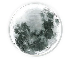 Lubinis šviestuvas Toolight Lubų šviestuvas APP1806-CW Moon LED Baltas